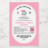 Droit du chalet Accueil Boulangerie Étiquette Femi (Étiquettes simples)