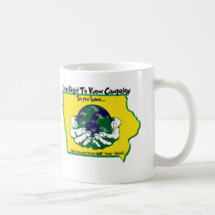 Droite de l'Iowa de connaître la tasse de campagn