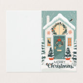 Drôle 2023 Mini carte de Noël, Gag Gift Joke (Extérieur déplié)