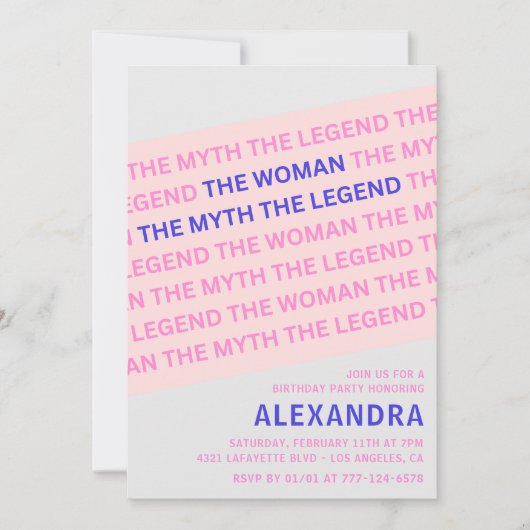 Drôle 32e anniversaire invitations Citer la femme  (Devant)