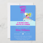 Drôle 40ème anniversaire invitation (Devant)