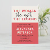 Drôle 42e anniversaire invitations Humour Femme My (Debout devant)