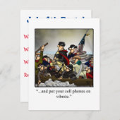 Drôle 4 Juillet Invitation Du Parti (Devant / Derrière)