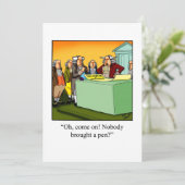 Drôle 4 juillet Invitations de fête (Debout devant)