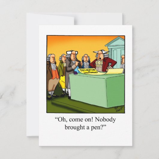 Drôle 4 juillet Invitations de fête (Devant)