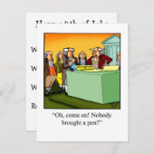 Drôle 4 juillet Invitations de fête (Devant / Derrière)