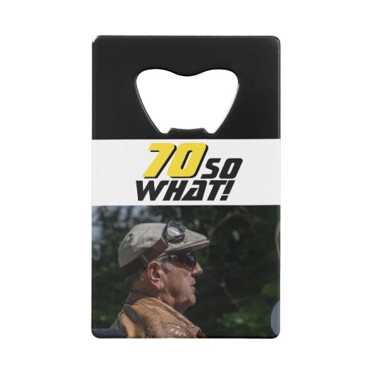 Drôle 70 alors que Citer Photo 70e Anniversaire (Devant)