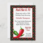 Drôle 70e anniversaire Invitation (Devant)