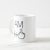 Drôle 75e anniversaire de café Mug (Devant gauche)