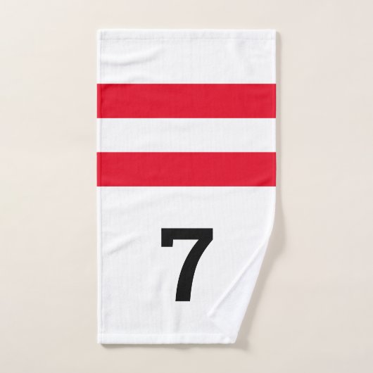 Drôle 7 broches pour Bowlers de gauche (Serviette à main)