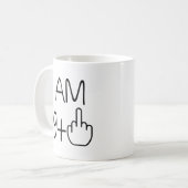 Drôle 80e anniversaire de café Mug (Devant gauche)