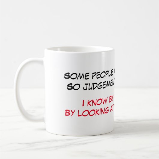 Drôle à dire tasse de café (Gauche)