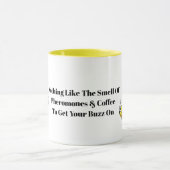 Drôle Abeille De Reine Et Drones Buzz De Café Mug  (Centre)