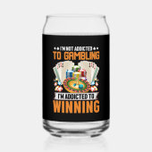 Drôle addict de jeu Casino mot art (Verso)