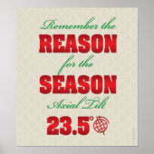 Drôle affiche de la solstice d'hiver (Devant)