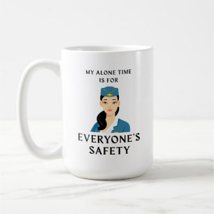 Drôle agent de bord café Mug