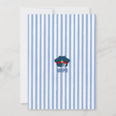 Drôle agent de police Retraite Partie Invitation (Dos)