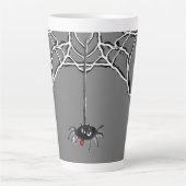 Drôle Aiders Cartoon Cust. Mug latte grise (Devant)