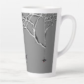 Drôle Aiders Cartoon Cust. Mug latte grise (Droite)