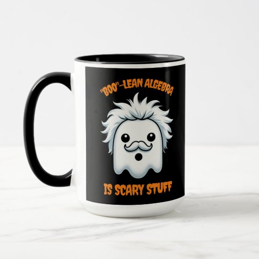 Drôle algèbre booléenne est effrayant Stuff Mug (Gauche)