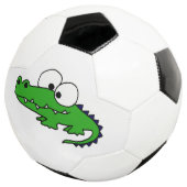 Drôle Alligator Cartoon Soccer Ball (3/4)