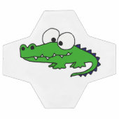 Drôle Alligator Cartoon Soccer Ball (Plat)