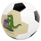 Drôle alligator vert cuisine dessin animé (3/4)