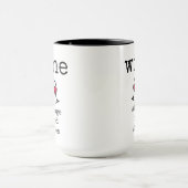 Drôle, Amateur De Vins, Citation, Mug De Café (Centre)