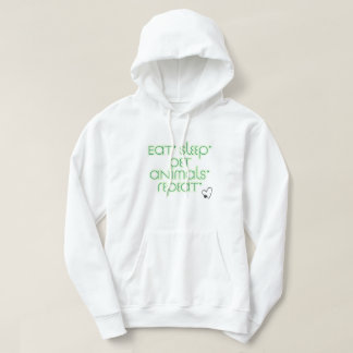 Drôle Amoureux des animaux Sweat - shirt à capuche