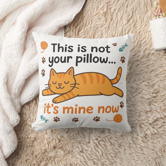 Drôle Amoureux des chats Coussin (Couverture)