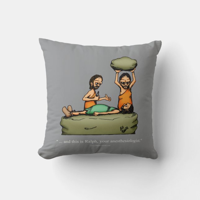 Drôle anesthésiste Humour Coussin cadeau (Recto)