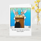 Drôle Anniversaire Carte de voeux (Fleur jaune)