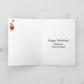 Drôle Anniversaire Carte de voeux (Intérieur)