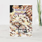 Drôle Anniversaire Carte /Lion (Devant)