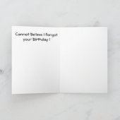 Drôle Anniversaire Carte /Lion (Intérieur)