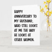 Drôle Anniversaire Carte Pour Mari (Fleur jaune)