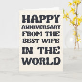 Drôle Anniversaire Carte Pour Mari (Fleur jaune)