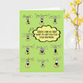 Drôle Anniversaire Dix Bucks Carte de voeux (Fleur jaune)