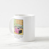 Drôle anniversaire Humour Mug cadeau (Devant gauche)