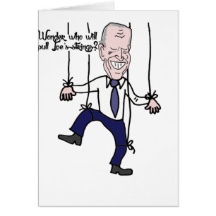 Drôle Anti Joe Biden Marionnette Caricature politi