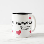 Drôle anti-Valentin Mug (Devant droit)