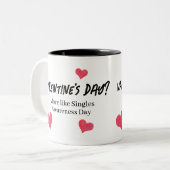 Drôle anti-Valentin Mug (Devant gauche)