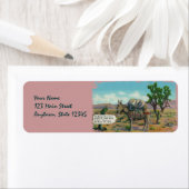 Drôle Arizona Desert Adresse de retour Étiquettes (En situation)