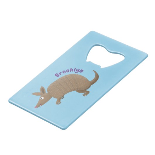 Drôle armadillo joyeux dessin animé (Dos Angle)