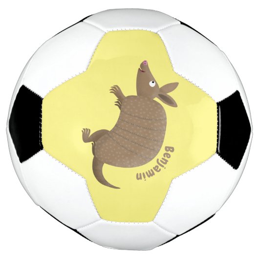 Drôle armadillo joyeux dessin animé (Tourné)