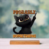 Drôle art des mots de chat tardif (Neutre)