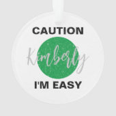 Drôle Attention Je suis facile ski et snowboard (dos)