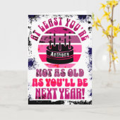 Drôle, au moins tu n'es pas.. Carte de vœux pliées (Fleur jaune)