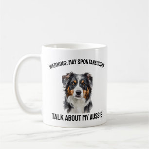 Drôle Aussie Chien Parler drôle de tasse de café M