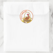 Drôle autocollant "100% naturel !". (Sac)